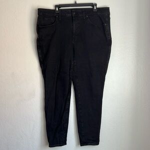 Madewell black 10” highrise skinny size 20